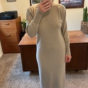 Cashmere sweater dress